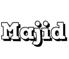 Majid snowing logo