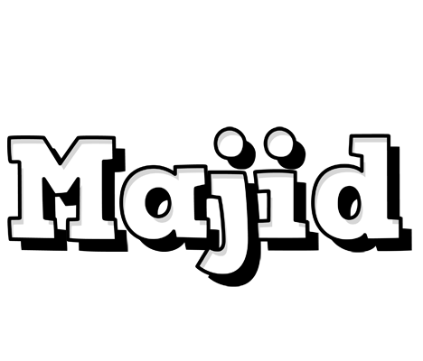 Majid snowing logo