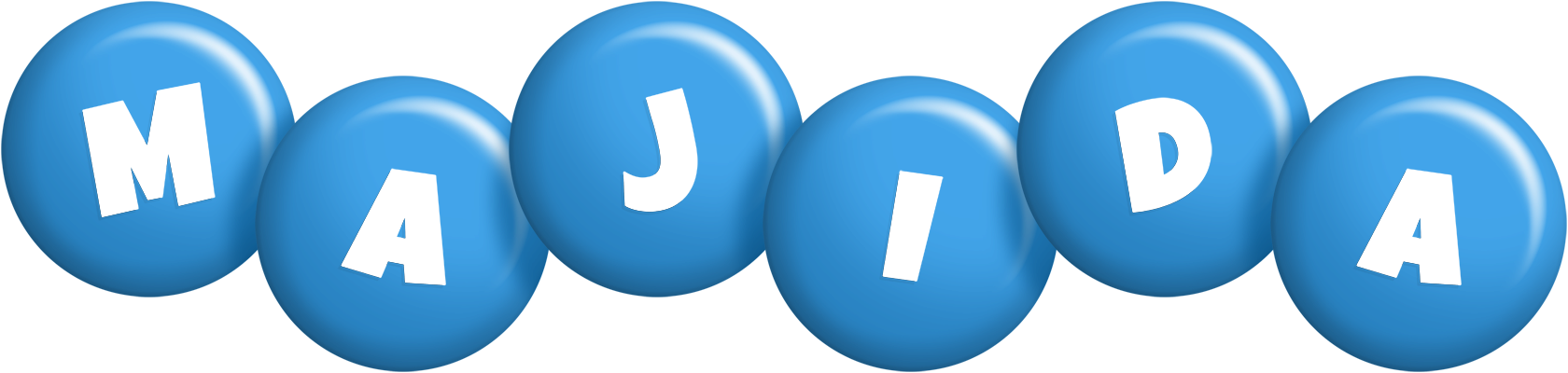 Majida candy-blue logo
