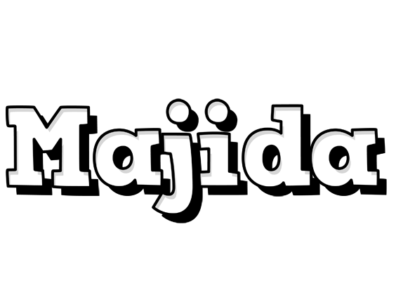 Majida snowing logo