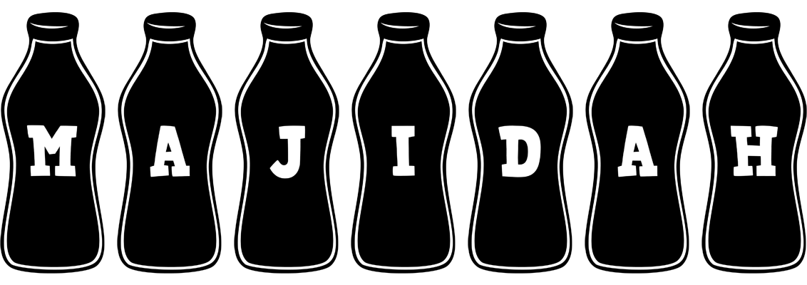 Majidah bottle logo