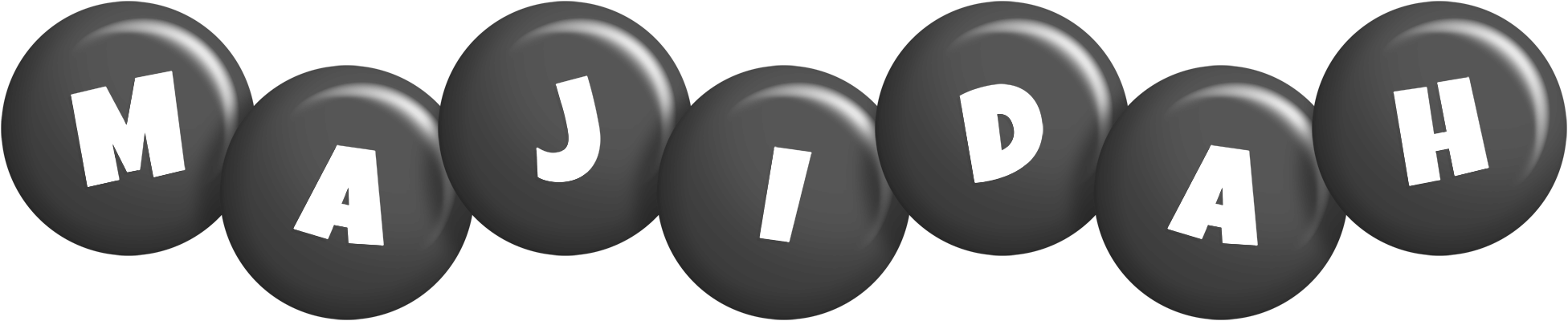 Majidah candy-black logo