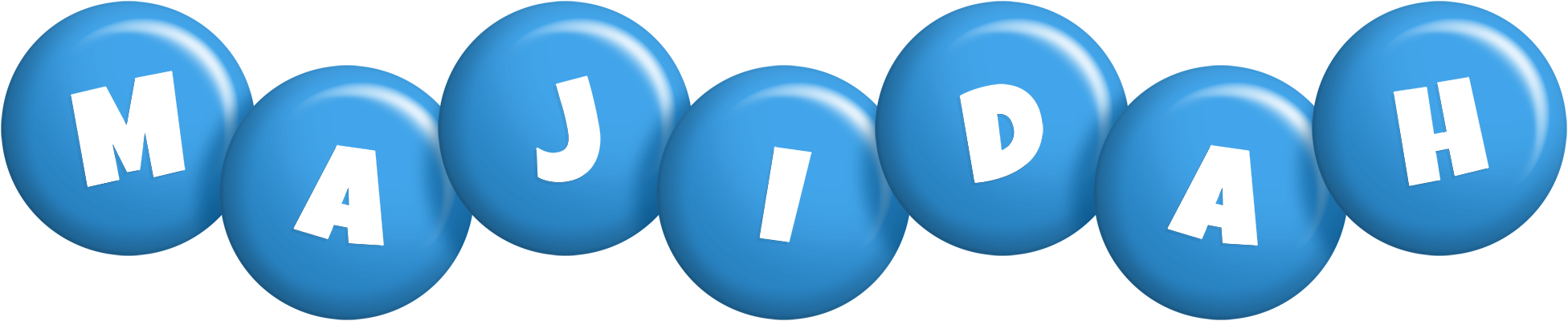 Majidah candy-blue logo