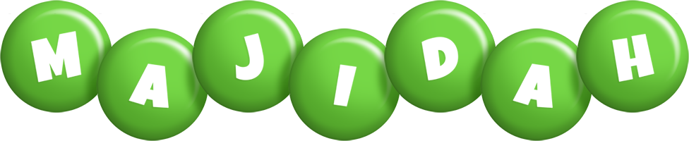 Majidah candy-green logo