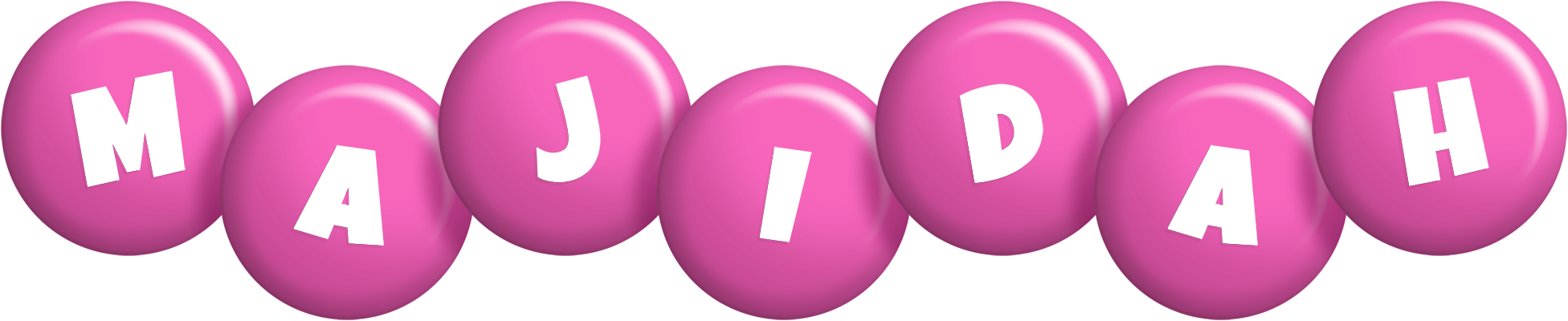Majidah candy-pink logo