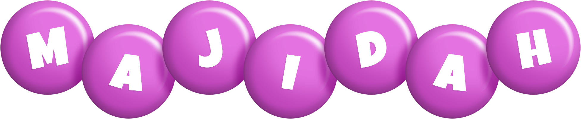 Majidah candy-purple logo