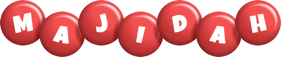 Majidah candy-red logo