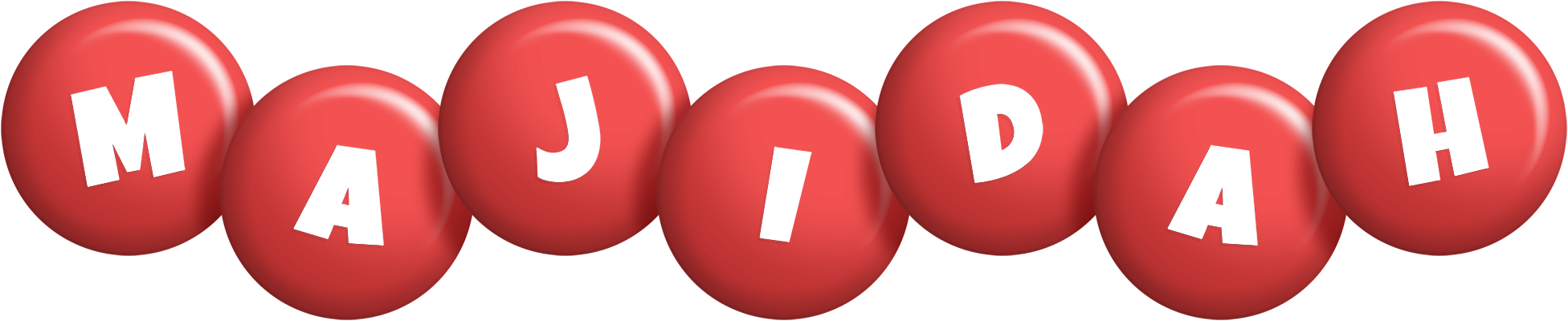 Majidah candy-red logo