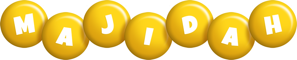 Majidah candy-yellow logo
