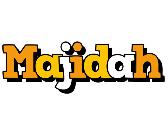 Majidah cartoon logo