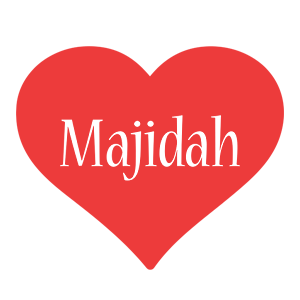 Majidah love logo