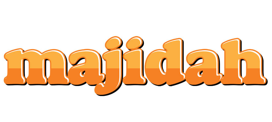 Majidah orange logo