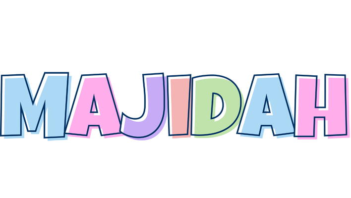 Majidah pastel logo