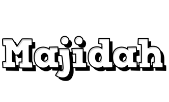 Majidah snowing logo