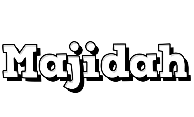 Majidah snowing logo