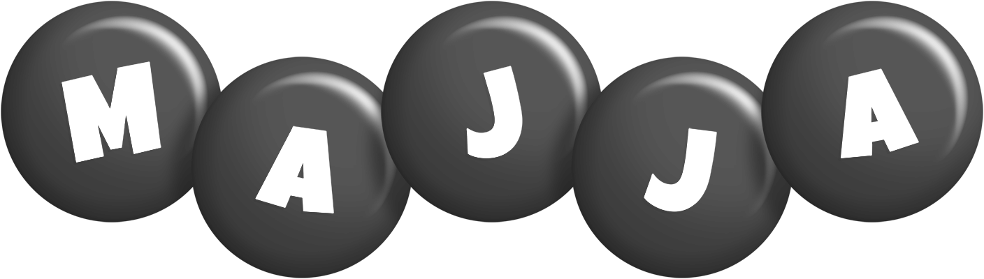 Majja candy-black logo