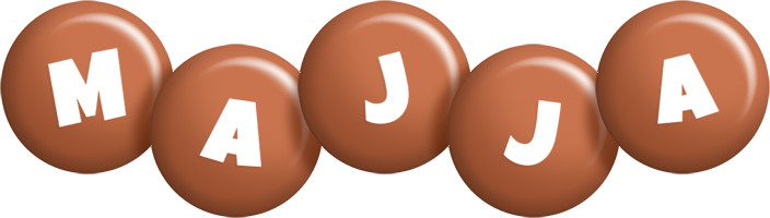 Majja candy-brown logo