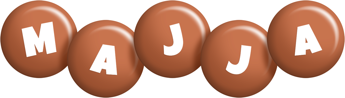 Majja candy-brown logo