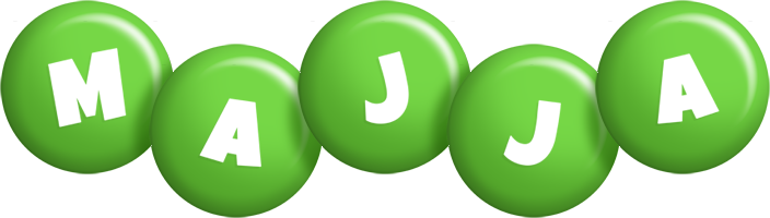 Majja candy-green logo