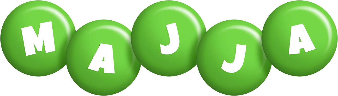 Majja candy-green logo