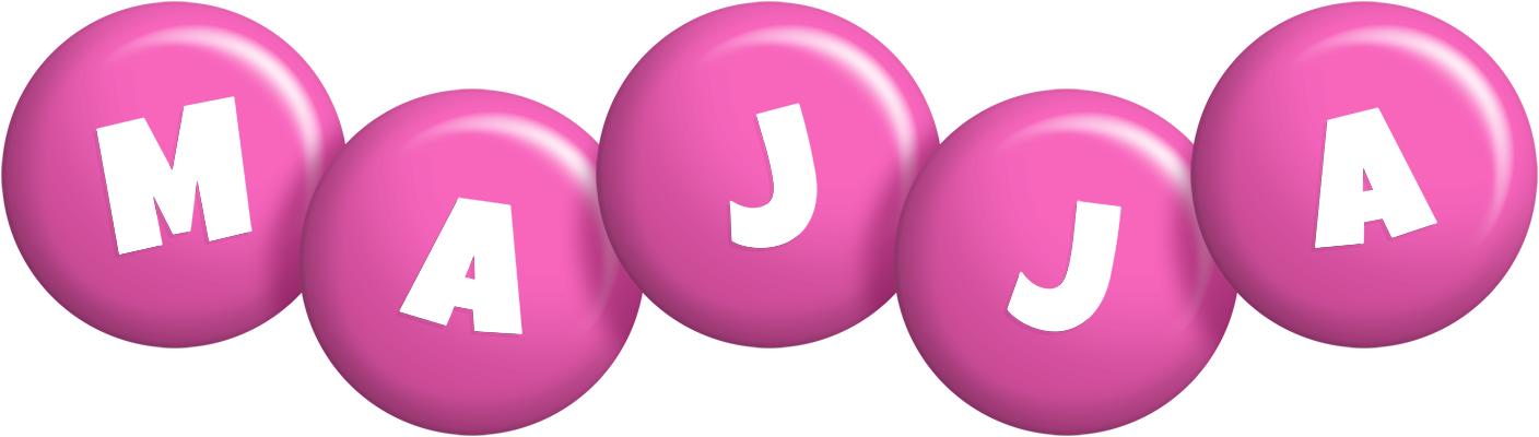 Majja candy-pink logo