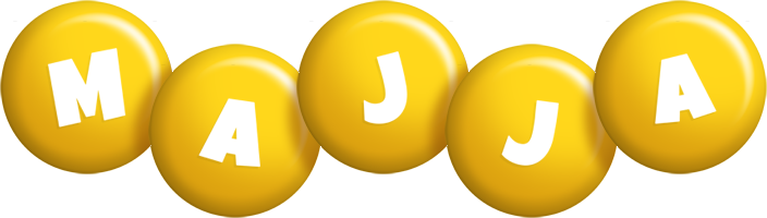 Majja candy-yellow logo