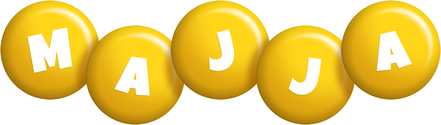 Majja candy-yellow logo