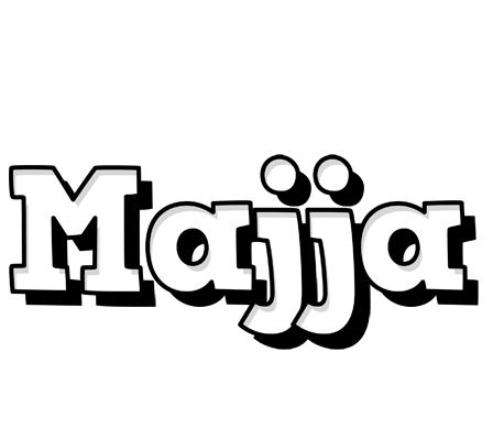 Majja snowing logo