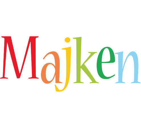 Majken birthday logo