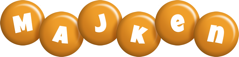 Majken candy-orange logo