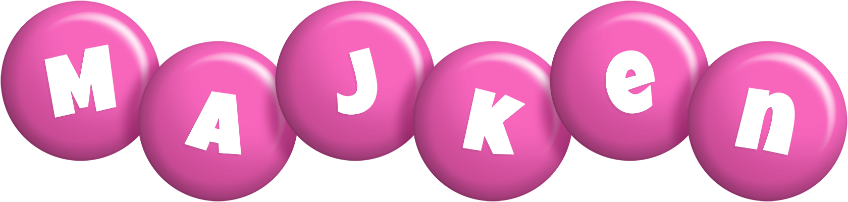 Majken candy-pink logo