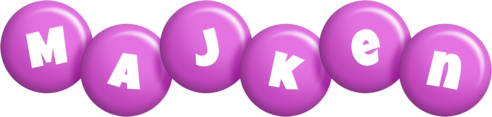 Majken candy-purple logo
