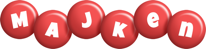 Majken candy-red logo