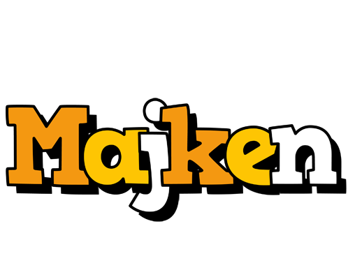 Majken cartoon logo