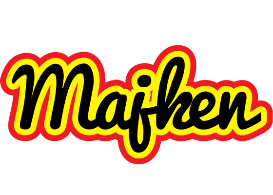 Majken flaming logo