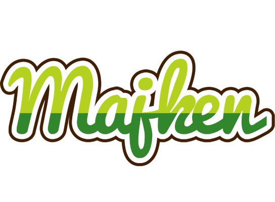 Majken golfing logo