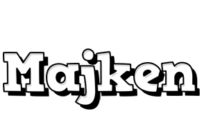 Majken snowing logo