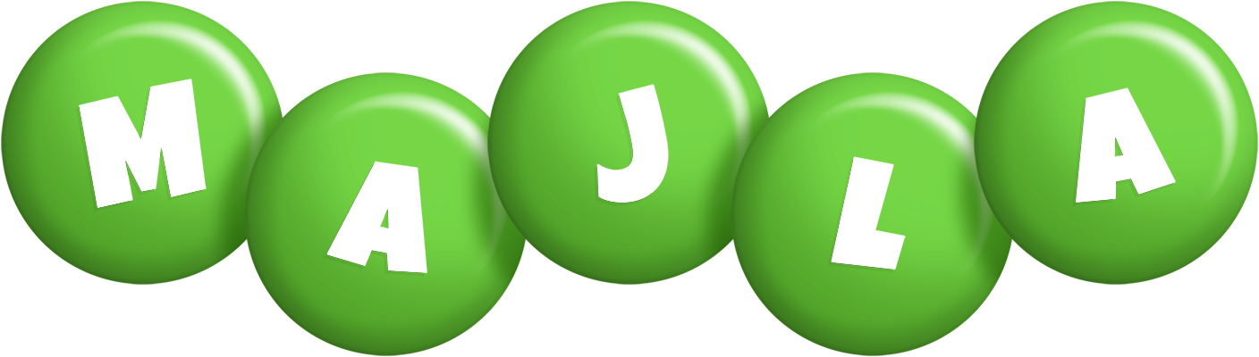 Majla candy-green logo