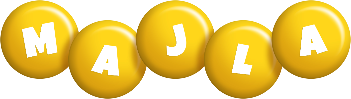 Majla candy-yellow logo