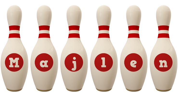 Majlen bowling-pin logo