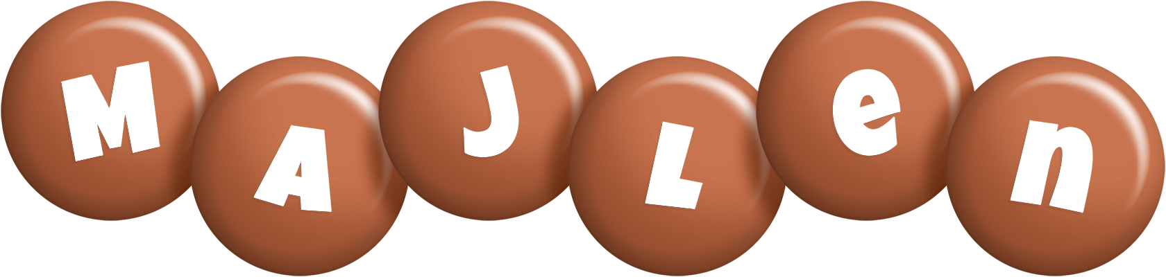 Majlen candy-brown logo