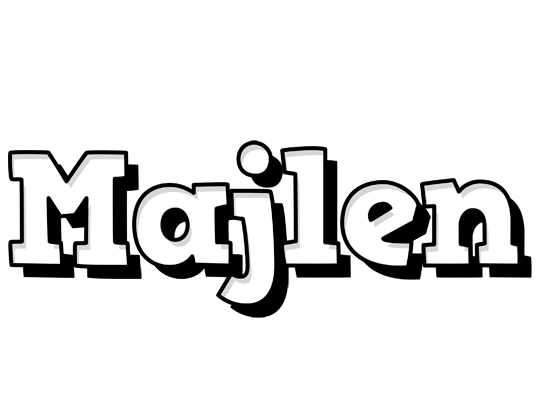 Majlen snowing logo