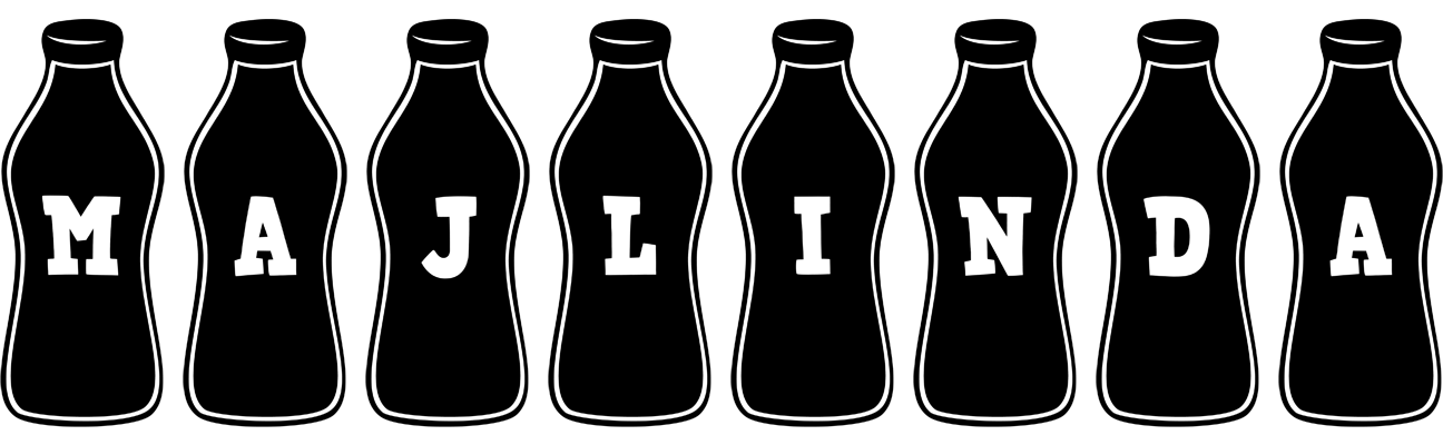 Majlinda bottle logo