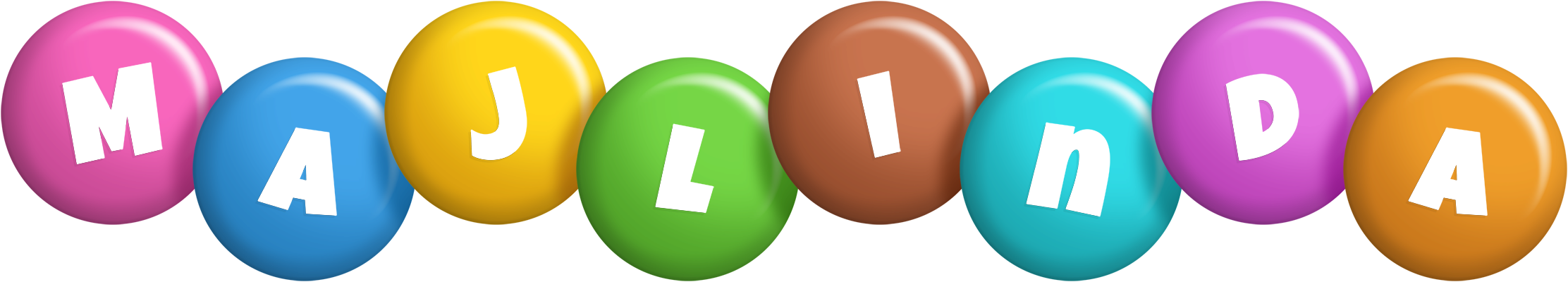 Majlinda candy logo