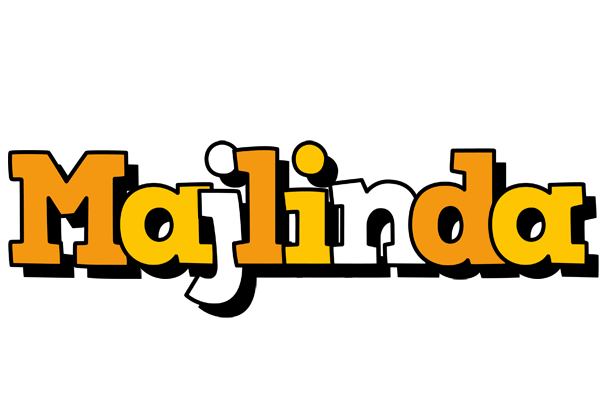 Majlinda cartoon logo