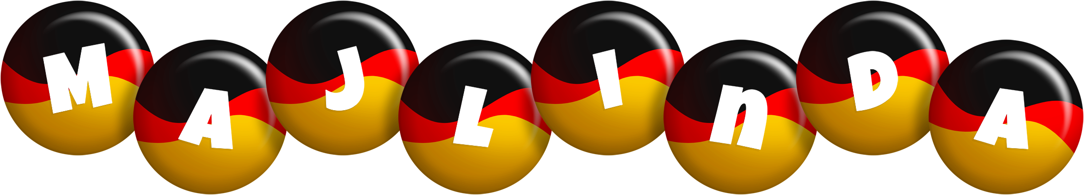 Majlinda german logo