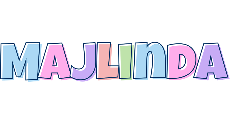 Majlinda pastel logo