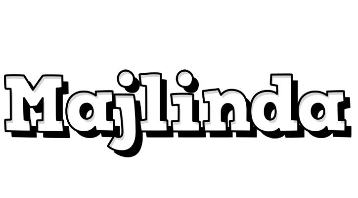 Majlinda snowing logo