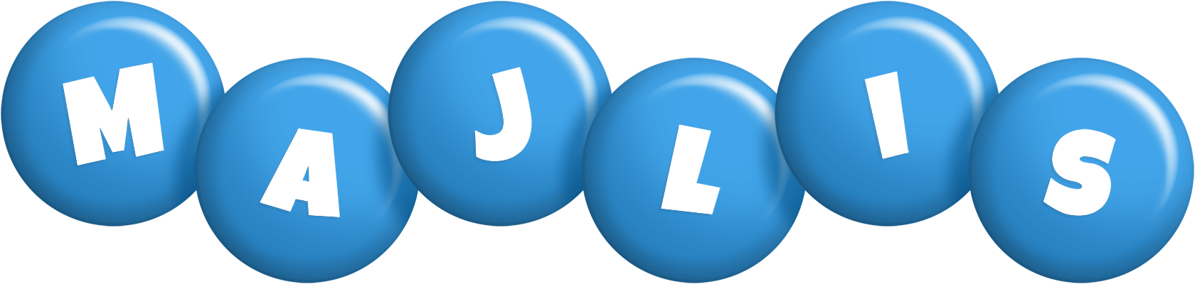 Majlis candy-blue logo