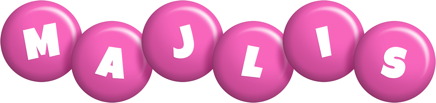 Majlis candy-pink logo